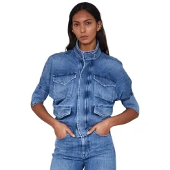 3X1 blouses safari shirt